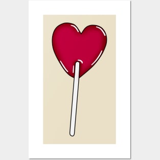 candy heart Posters and Art